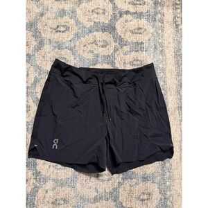 On Cloud Running Lightweight Training 5" Shorts Black Large Excellent Condition